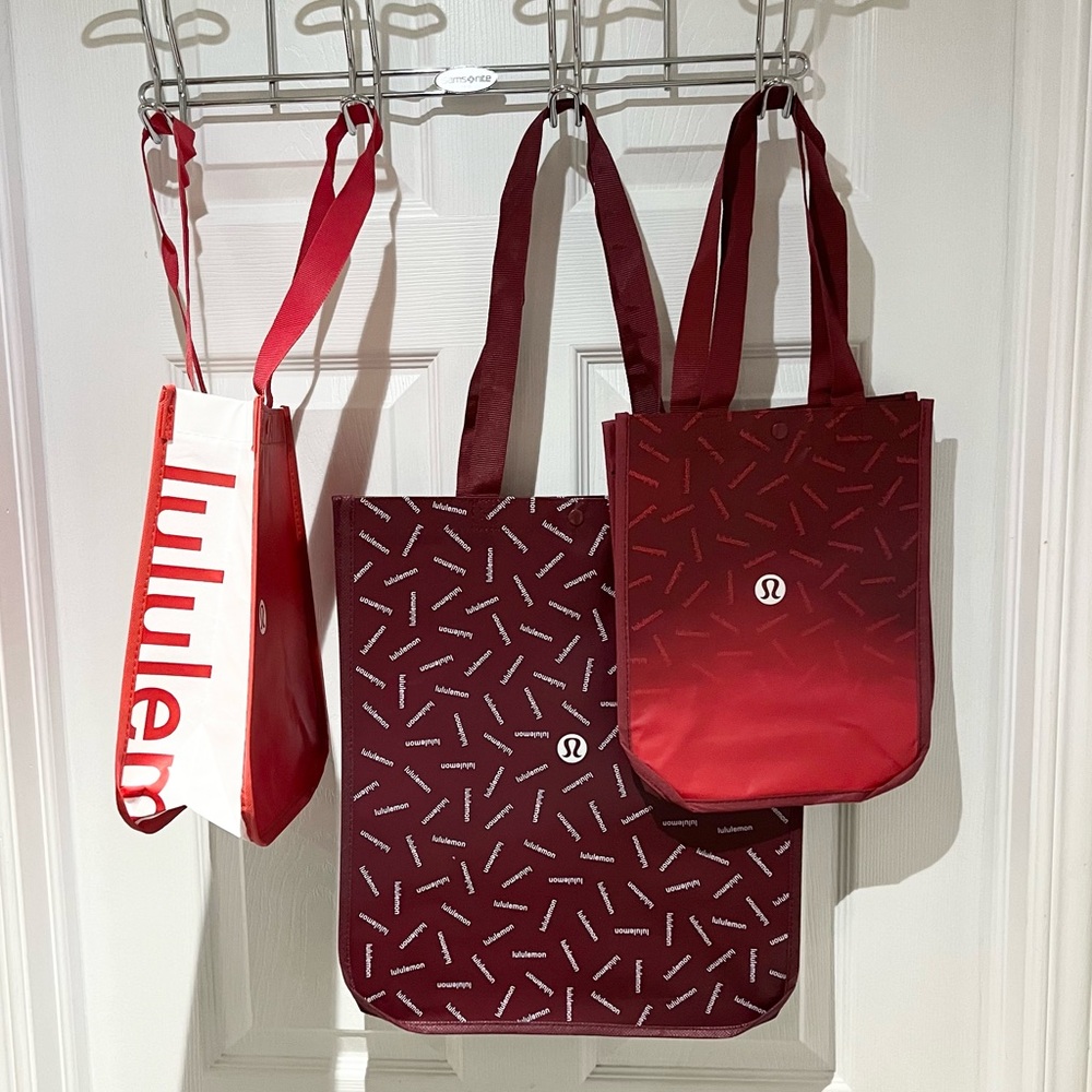 Set of 3 / Lululemon Reusable Bags